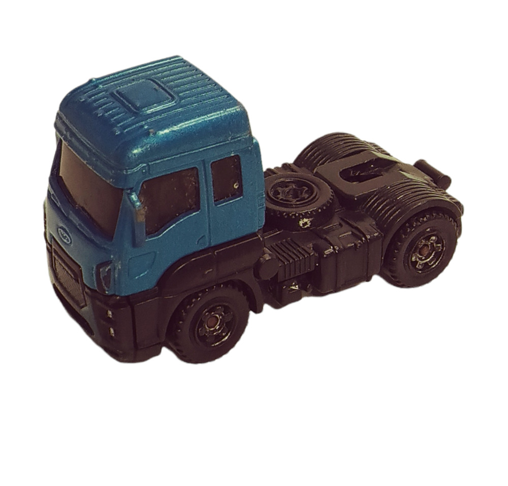 Matchbox 2013 Ford Cargo Truck Cab MBX Service Blue Black 1:64 Diecast Vehicle